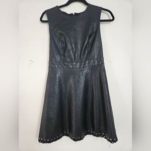 Forever 21 faux leather dress